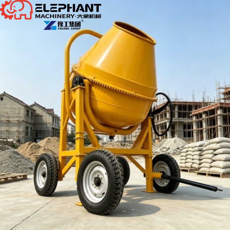 Heavy Equipment Mixer - Portable Beton Mixer 350L, Heavy Duty