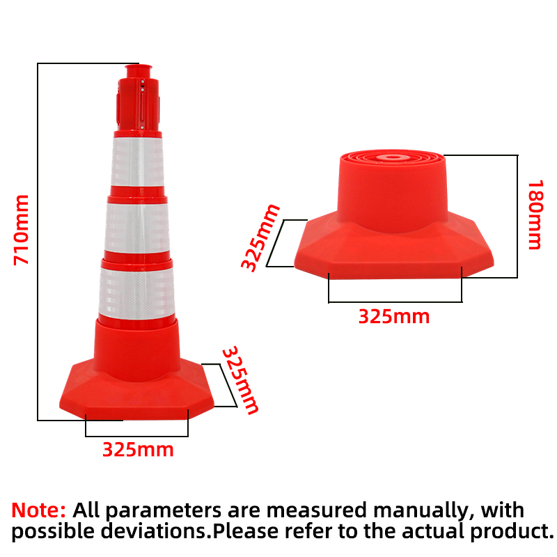 Foldable High Gloss Reflective - огляд і ціна Road Traffic Cone