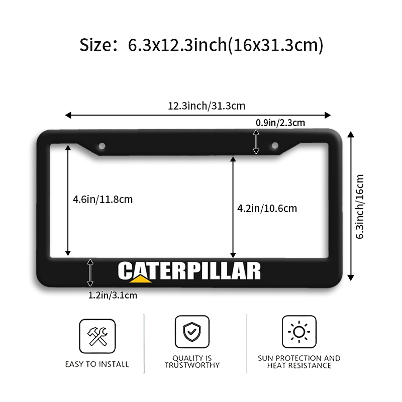 CATERPILLAR Car License Plate  - огляд і ціна Heavy Equipment License