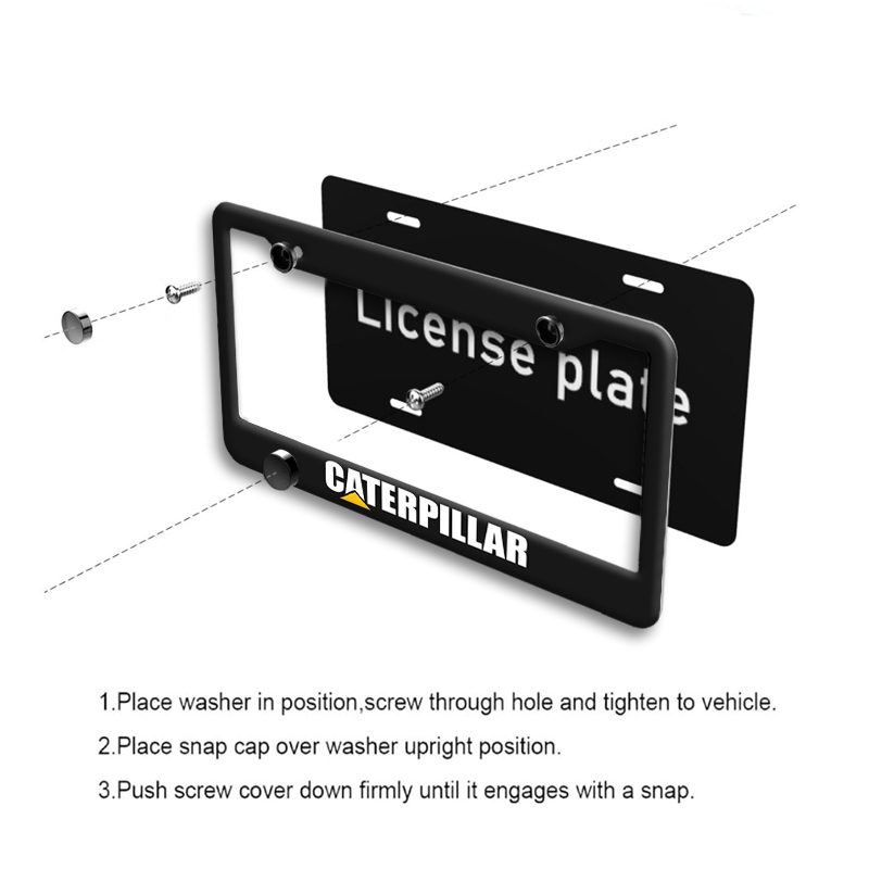 CATERPILLAR Car License Plate  - огляд і ціна Heavy Equipment License