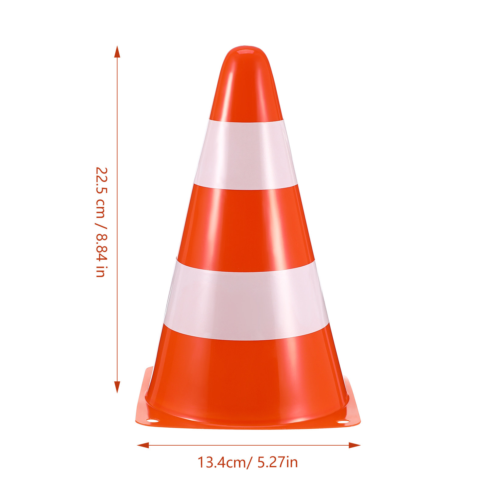 6Pcs Traffic Cones Stackable L - огляд і ціна Road Traffic Cone