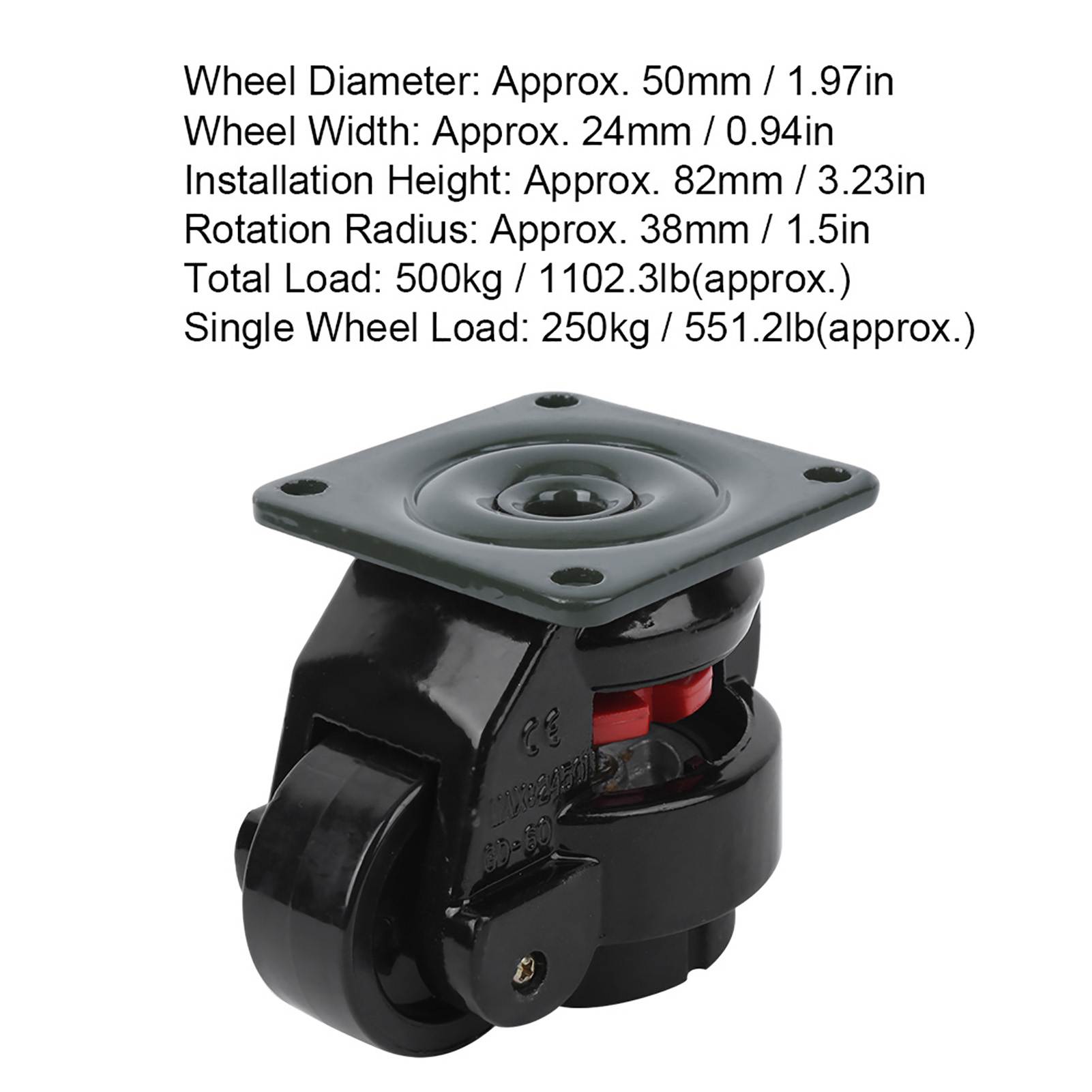 4pcs Level Adjustment Caster G - огляд і ціна Heavy Equipment Operation