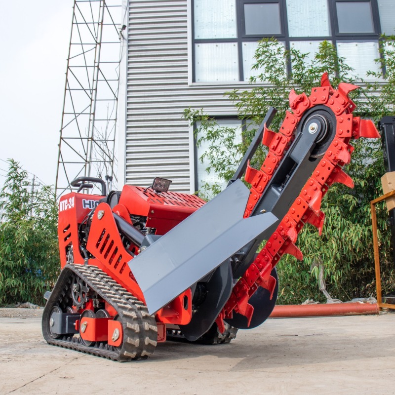 Rubber Track Trencher Small Tr - огляд і ціна Trencher Machine Small