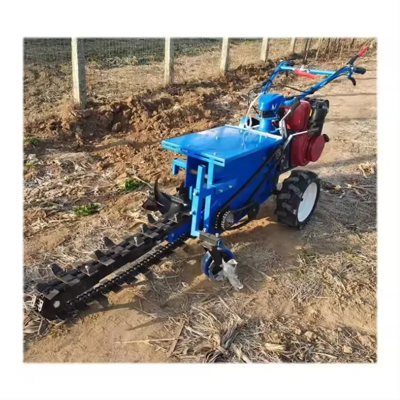Double Chain Small Hand Trench - огляд і ціна Trencher Machine Small