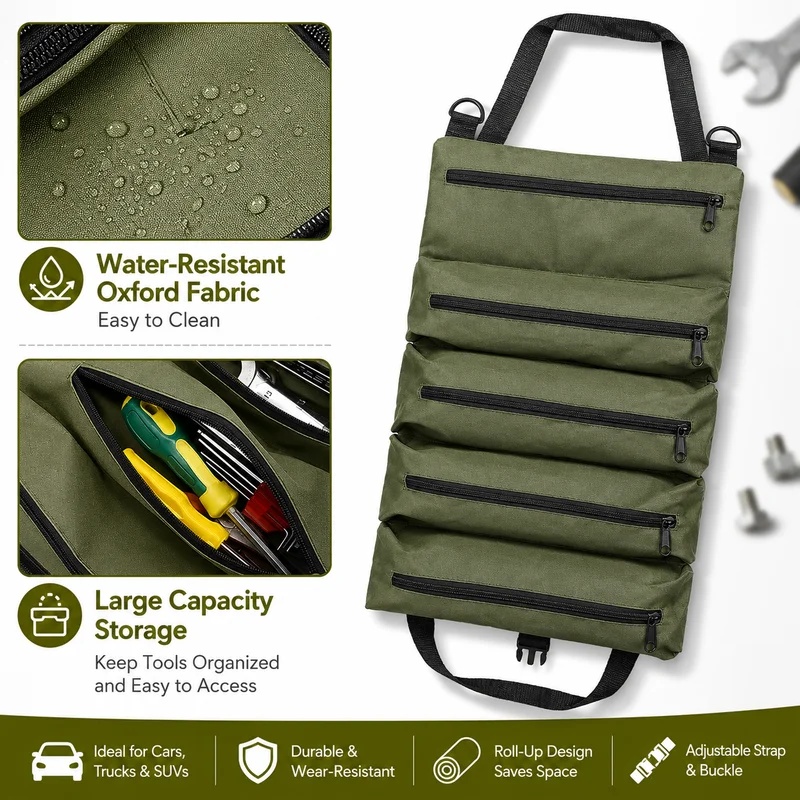 Heavy Duty Roll Up Tool Bag, O - огляд і ціна Heavy Equipment Operation