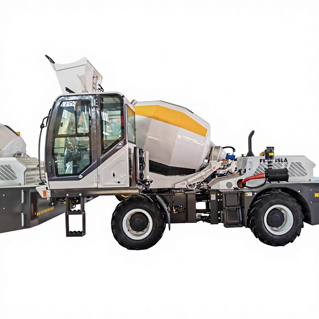 2.6m³ Self Loading Concrete Mi - огляд і ціна Heavy Equipment Mixer