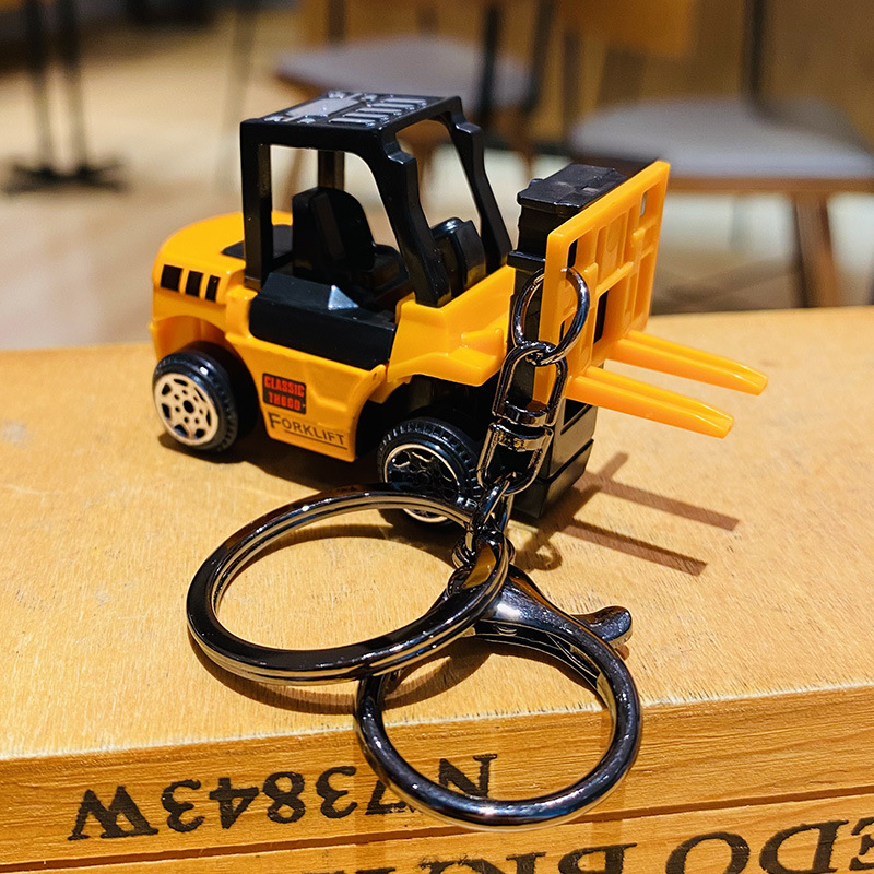 Mini  Excavator Keychain Light - огляд і ціна Heavy Equipment Key Ring