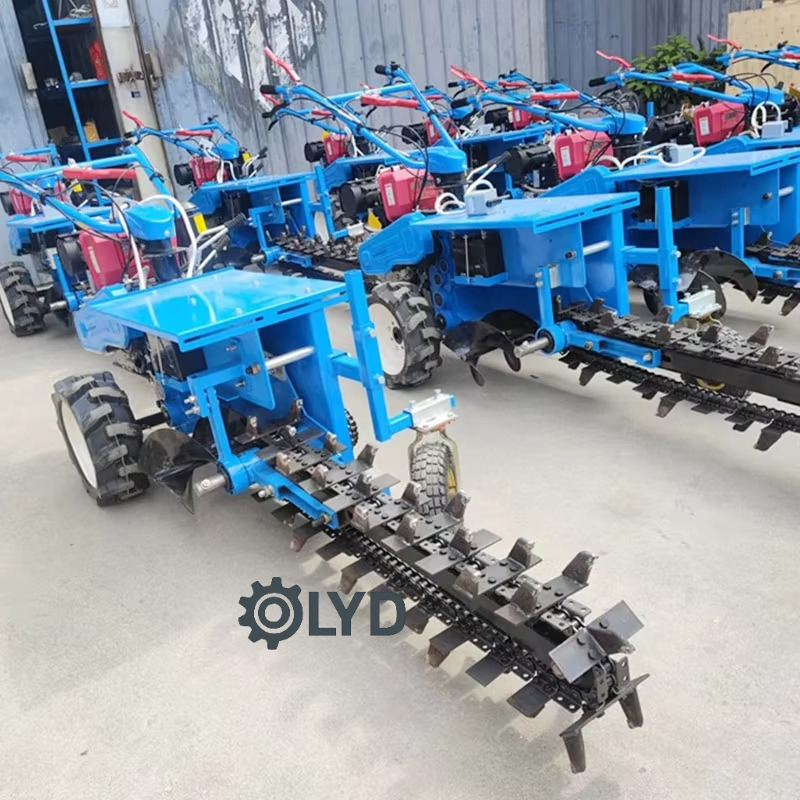 Walk Behind Trencher Mini Sing - огляд і ціна Trencher Machine Small