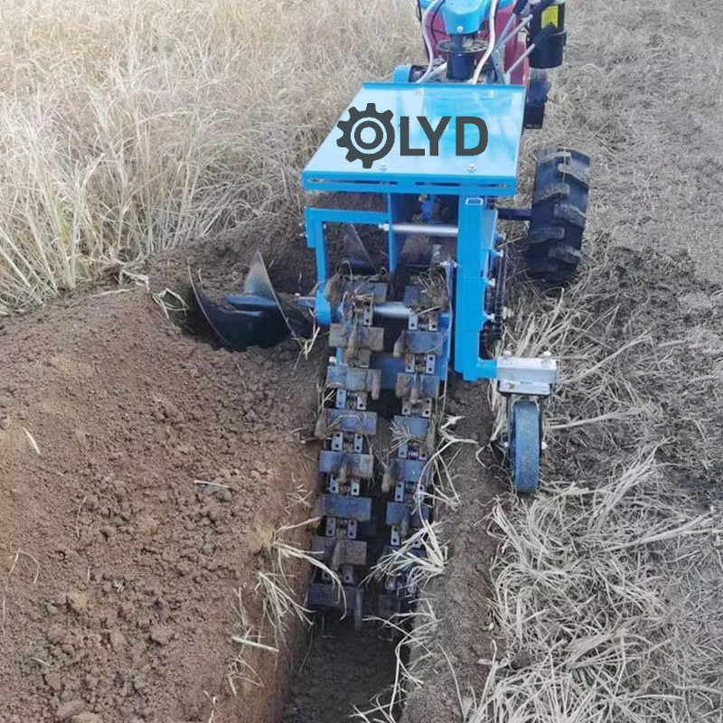 Walk Behind Trencher Mini Sing - огляд і ціна Trencher Machine Small