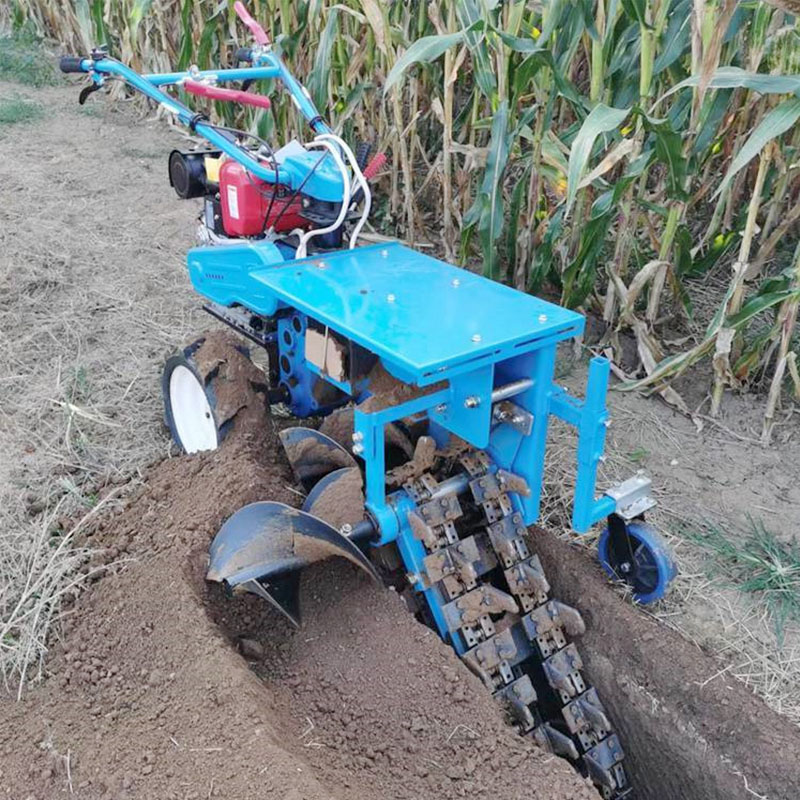 Walk Behind Trencher Mini Sing - огляд і ціна Trencher Machine Small
