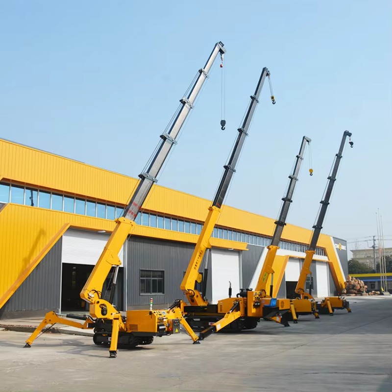 8T Hydraulic Spider Crane Heav - огляд і ціна Heavy Equipment Construction