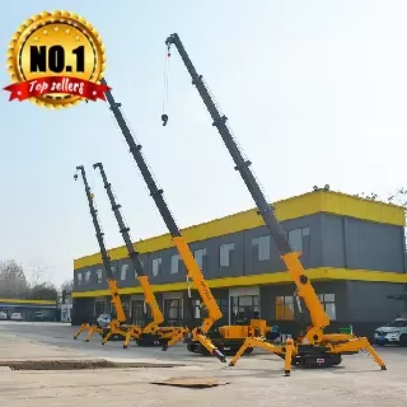 8T Hydraulic Spider Crane Heav - огляд і ціна Heavy Equipment Construction
